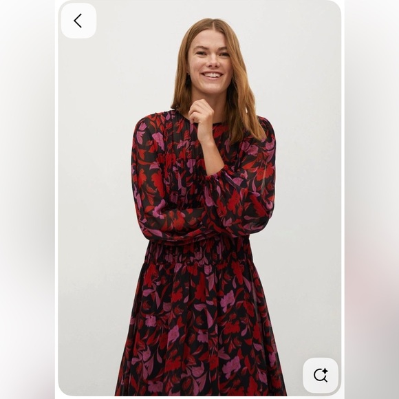 Mango floral print dress XS - Picture 1 of 3